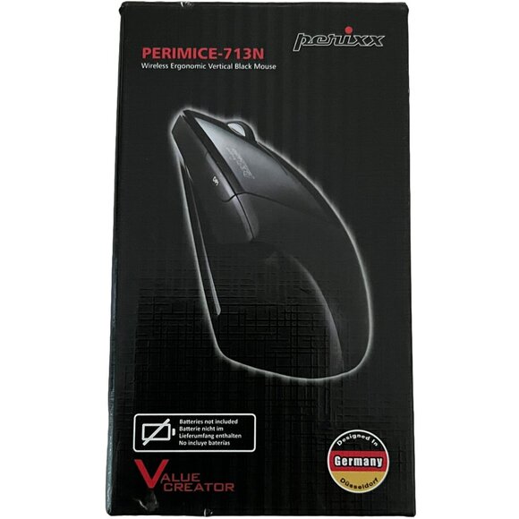 Perixx PERIMICE-713N Wireless 2.4G Optical Ergonomic Vertical Mouse - Picture 1 of 4